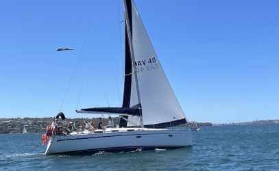 Sailing sydney on Lorelei at sea