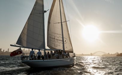 Sightseeing & History Cruise on Southwinds as the sun sets