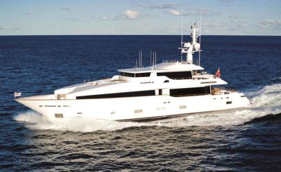 Masteka II Super Yacht Hire on the plane