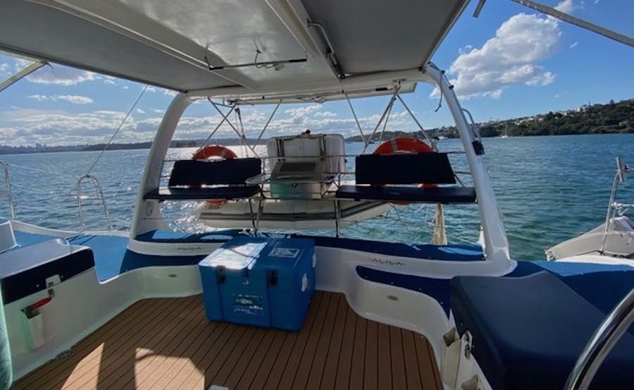 Aft Deck On Alila Boat Hire