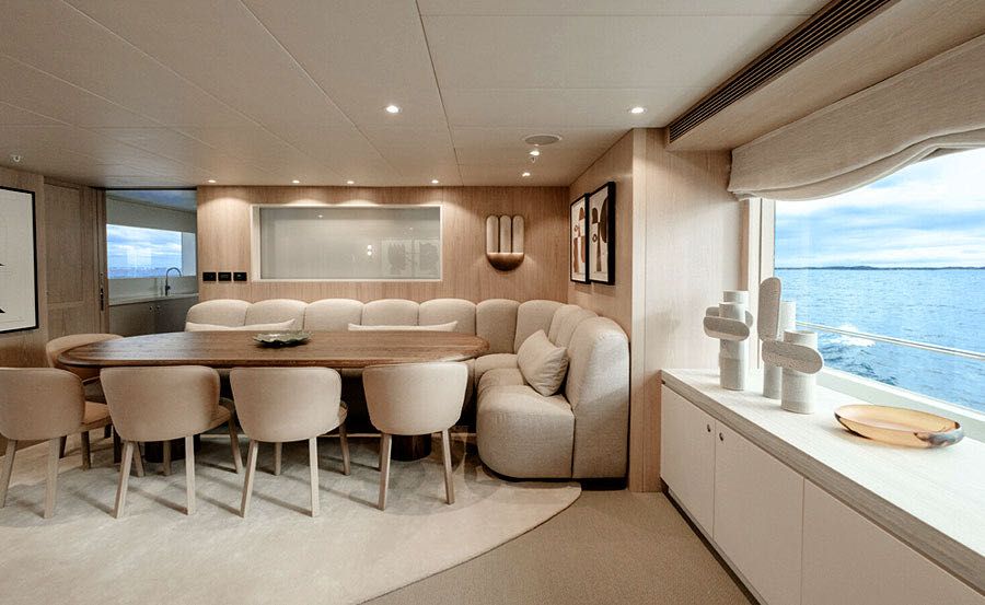 Super Yacht Charters on Akiko interior