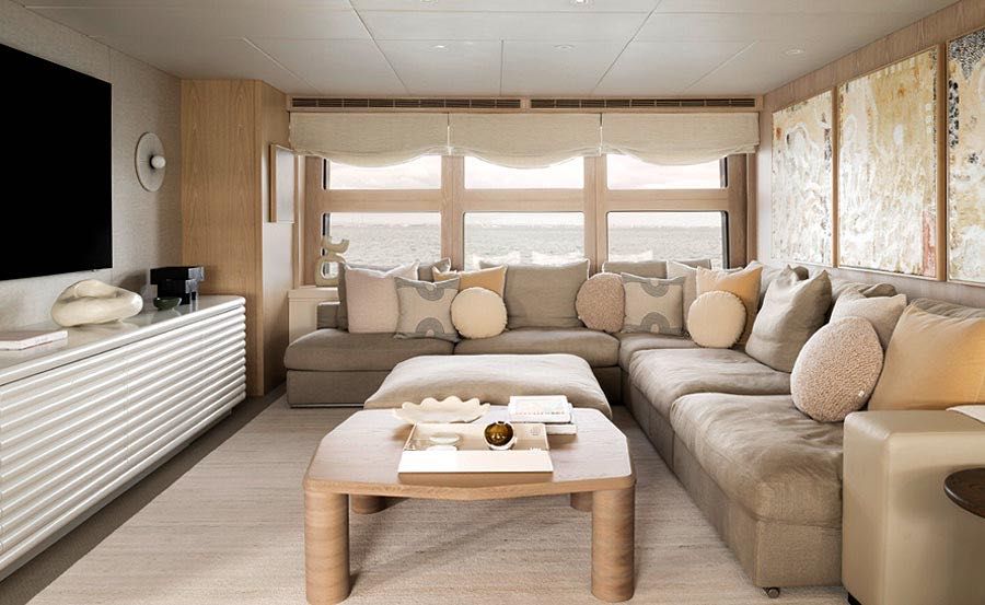 Super Yacht Charters on Akiko interior