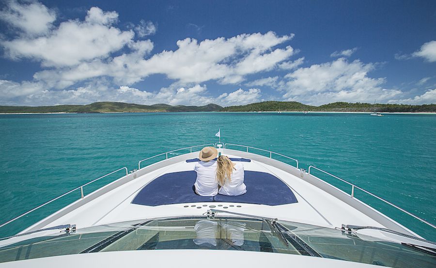Sydney Boat Hire Alani Bow View