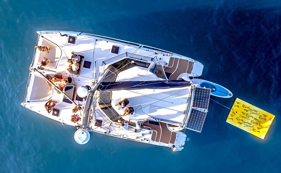 Boxing day Cruises on Alila bird eye view