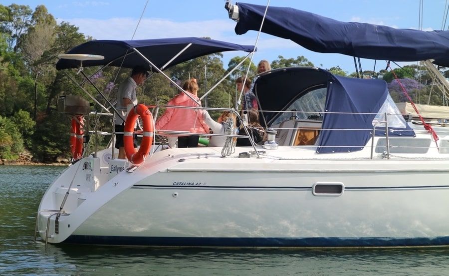 Australia Day Cruise on Ballymagirl stern