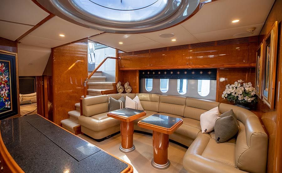 New Years Eve Cruises on Bella Lacqua Main Saloon New Years Eve Cruises on Bella Lacqua Main Saloon