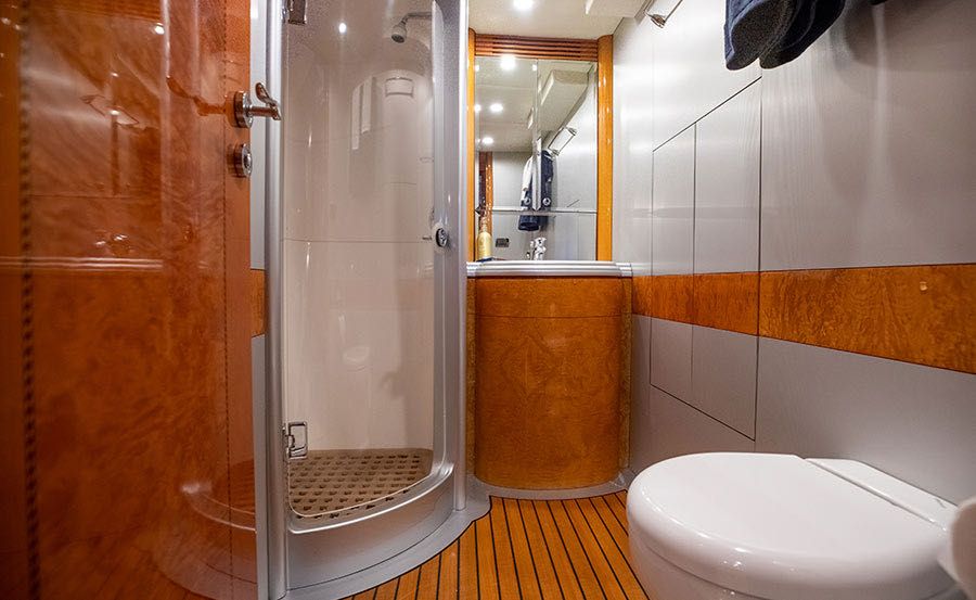 New Years Eve Cruises on Bella Lacqua Bathroom New Years Eve Cruises on Bella Lacqua Bathroom