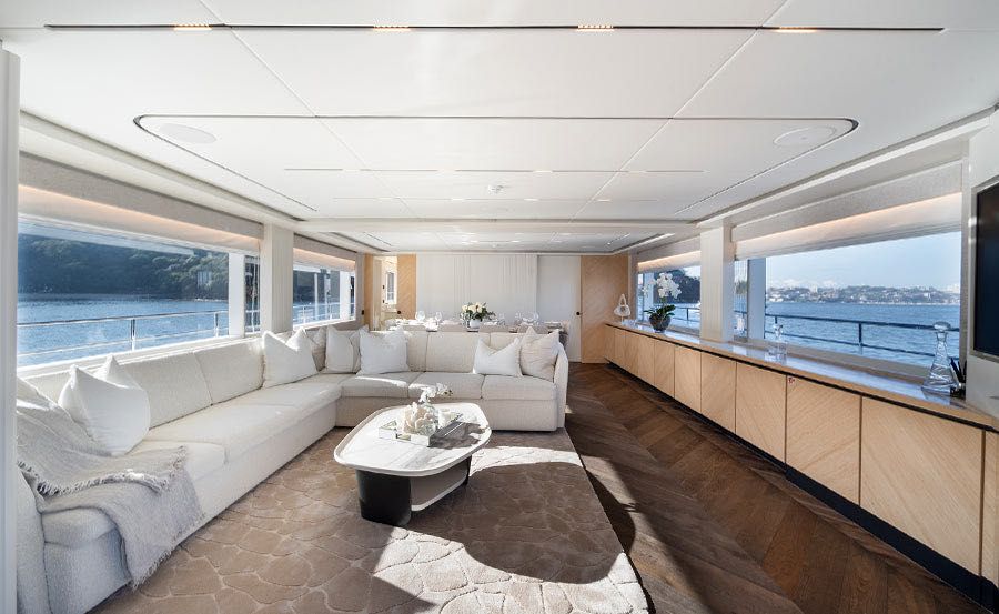 Super Yacht Charters on Bluestone Main Saloon Super Yacht Charters on Bluestone Main Saloon
