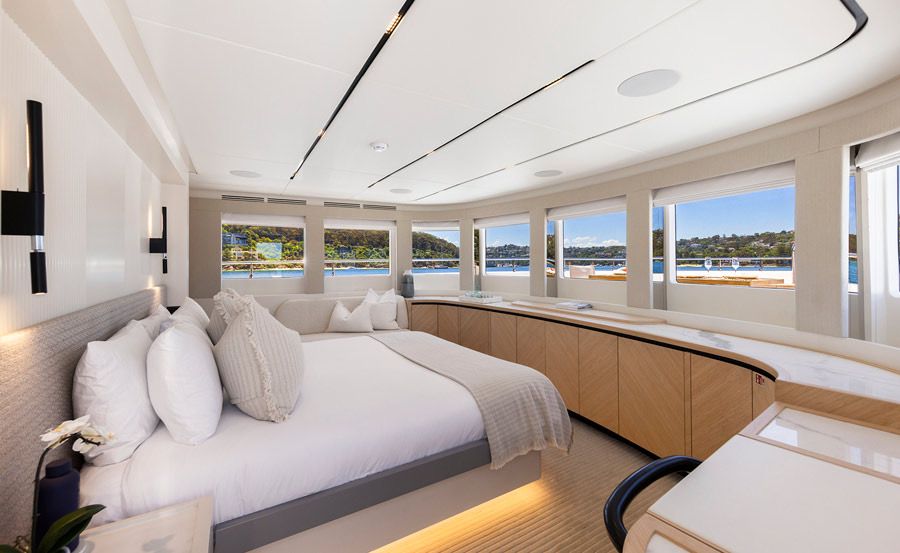 Bluestone Boat Hire main bedroom Bluestone Boat Hire main bedroom