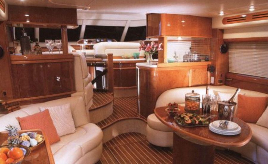 Boat Hire Gold Coast on Inspiration main saloon