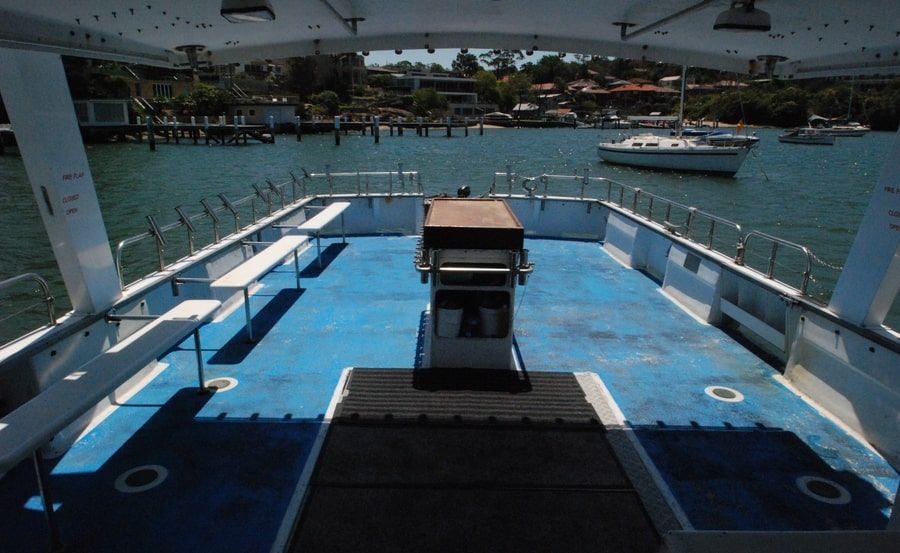Avalon Boat Hire - deck
