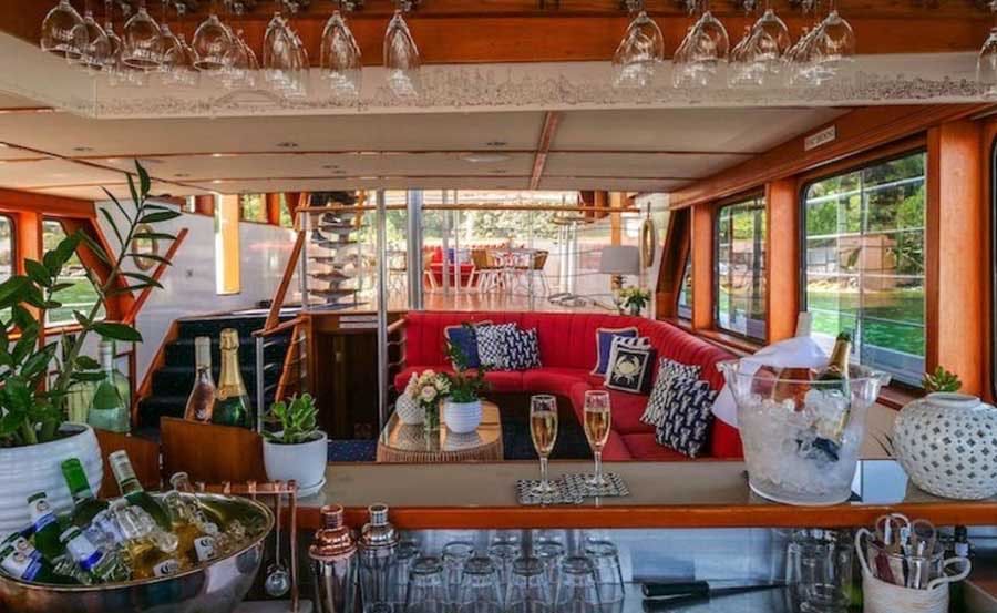 New Years Eve Cruises on MV Baroness Main Deck Bar