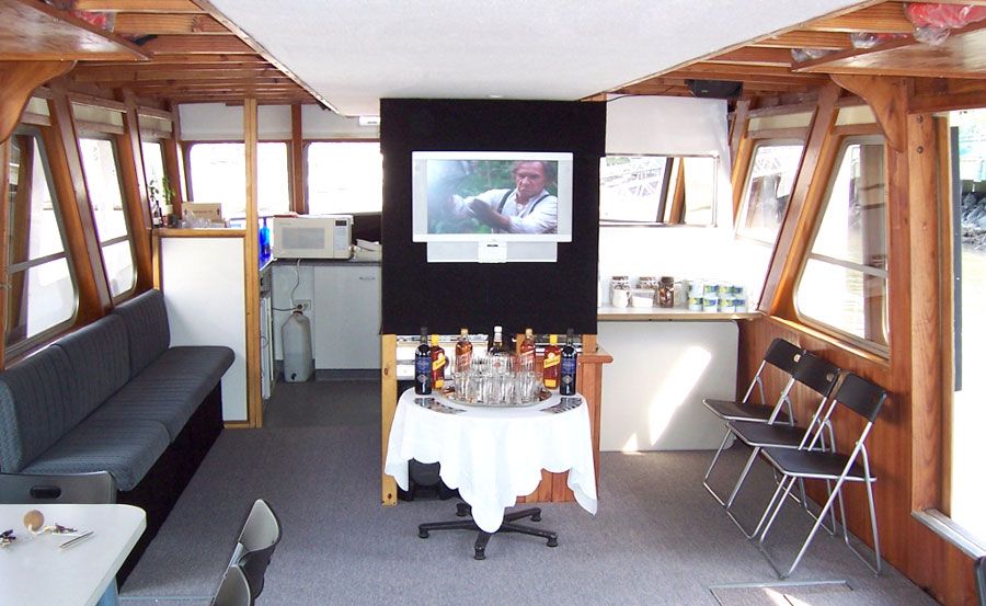 Condor Brisbane boat hire saloon Condor Brisbane boat hire saloon