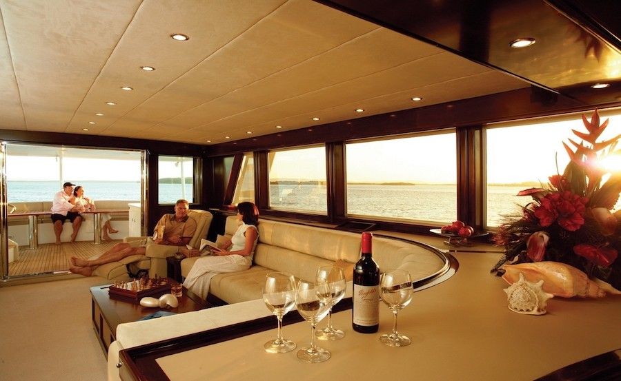 MY Emerald Lady boat hire saloon MY Emerald Lady boat hire saloon