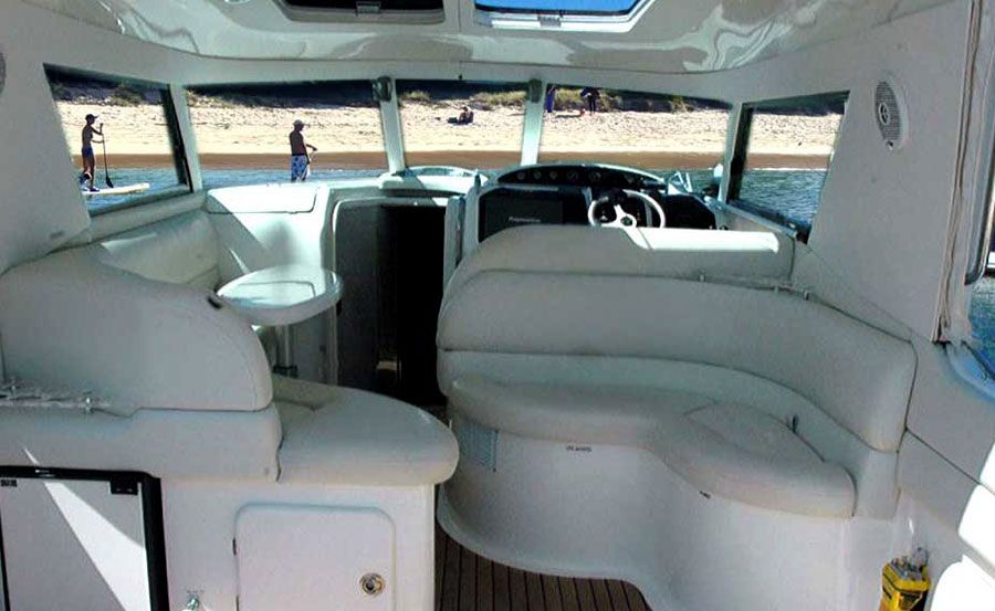 Boat Hire on Inception lounge view Boat Hire on Inception lounge view