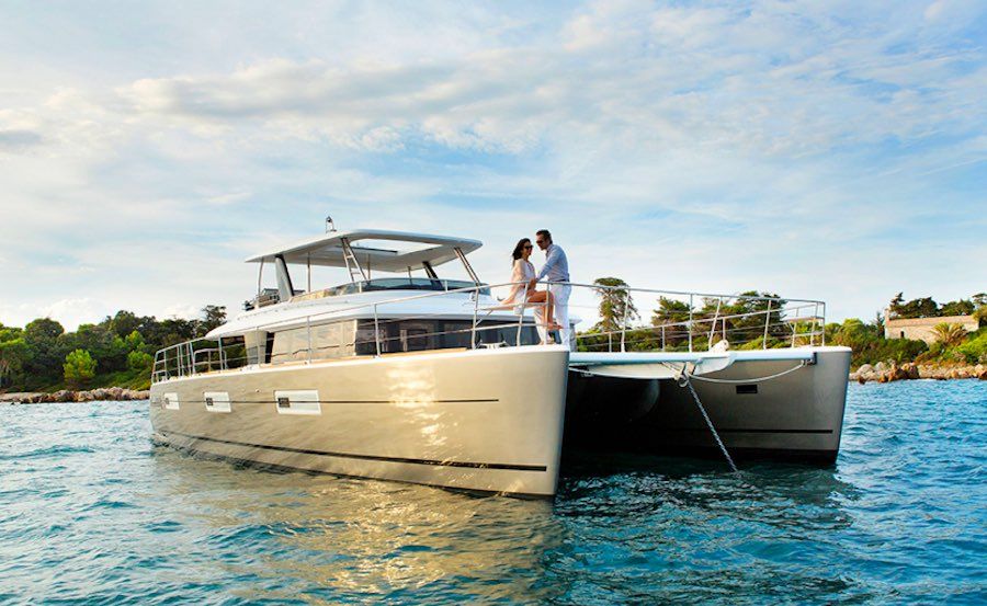 Boat Hire on Mon Reve Bow View While Anchored