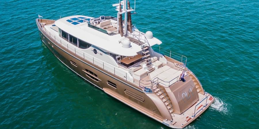 Boat hire on NISI aerial image Boat hire on NISI aerial image