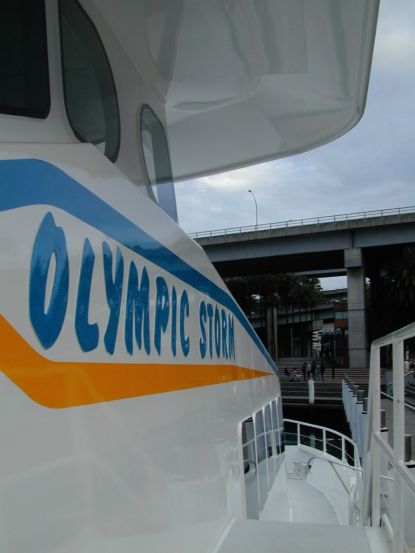 Boat Hire on Olympic Storm - Walk around deck Boat Hire on Olympic Storm - Walk around deck