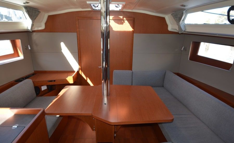 Lower lounge on Boat hire on Pier to Pier