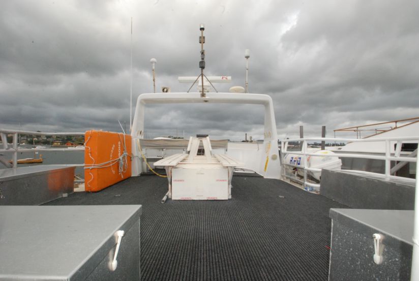 Boat hire on Zane Grey top deck Boat hire on Zane Grey top deck