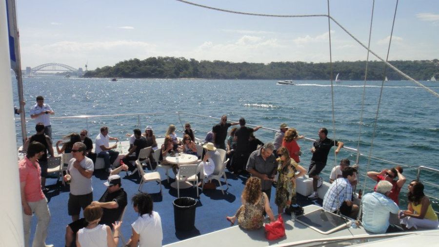 large deck ideal for Christmas cruise on Aussie Magic large deck ideal for Christmas cruise on Aussie Magic