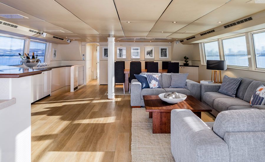Main saloon on Christmas cruises on AQA Main saloon on Christmas cruises on AQA