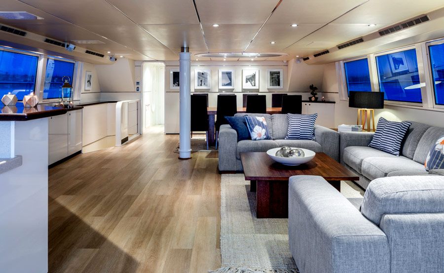 Main saloon on Christmas cruises on AQA Main saloon on Christmas cruises on AQA