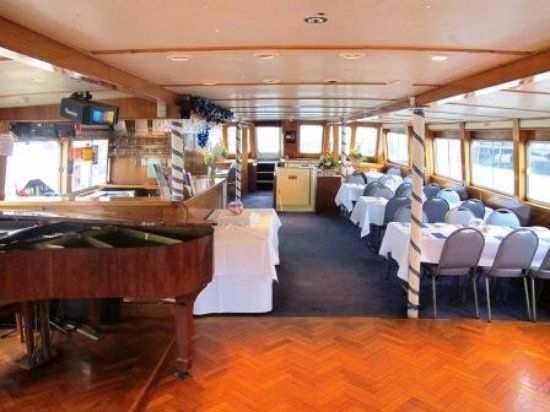 Room for dining and dance floor on Christmas cruises on V Princess