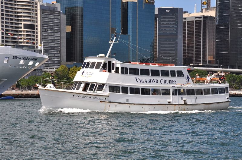 Christmas cruises on V Princess with city background