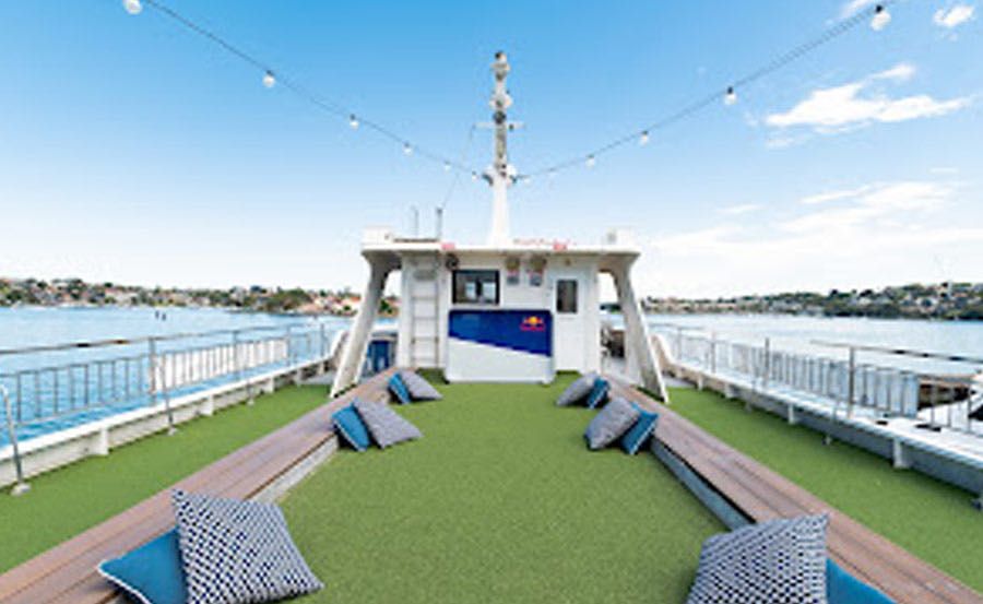 Boat Hire on Constellation top deck view Boat Hire on Constellation top deck view