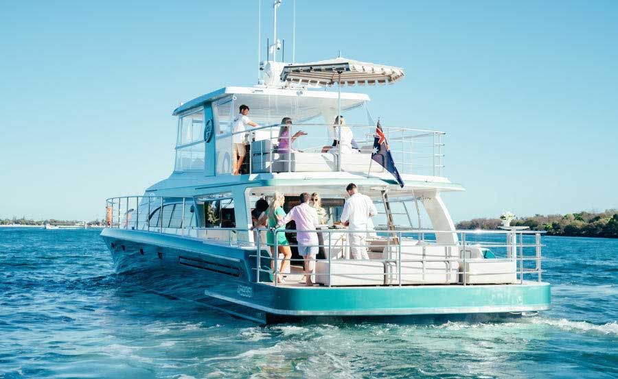 YOT75 Boat Hire Stern View