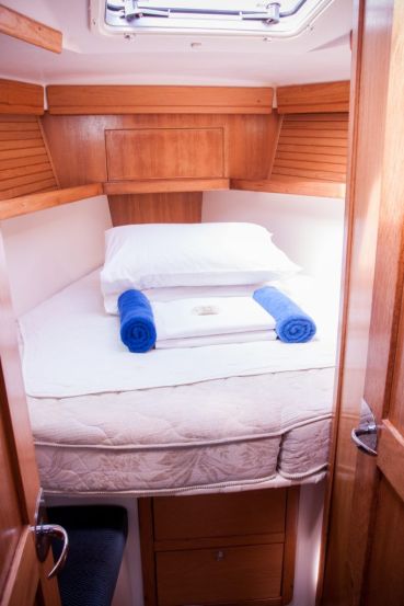 Whitsundays sailing on Satori forward cabin Whitsundays sailing on Satori forward cabin