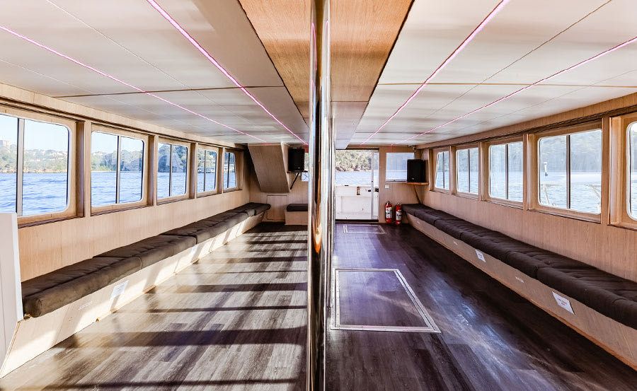 The Blues Cruise main saloon