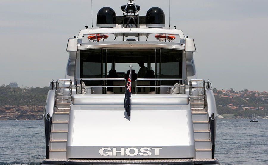 New Years Eve Cruises on Ghost I stern