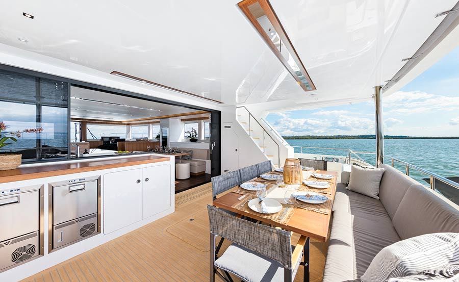 Whitsundays Boat Hire on Ginger Main Salon Whitsundays Boat Hire on Ginger Main Salon