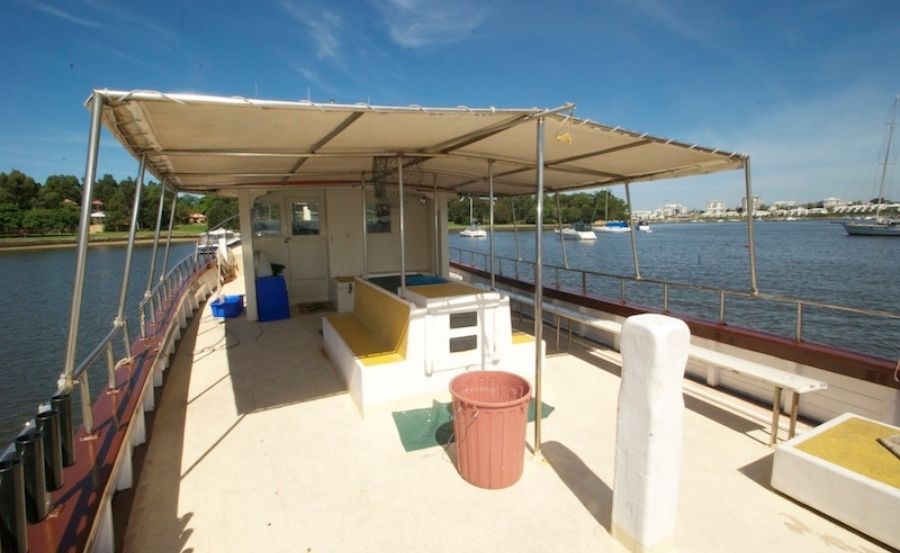 Harbour cruise on Putney Star main deck aft