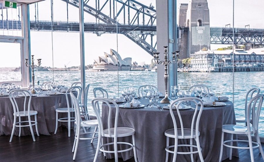 harbour cruises on starship aqua table setting harbour cruises on starship aqua table setting