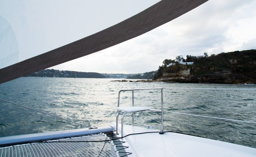 Foredeck trampolines on too up boat hire Foredeck trampolines on too up boat hire