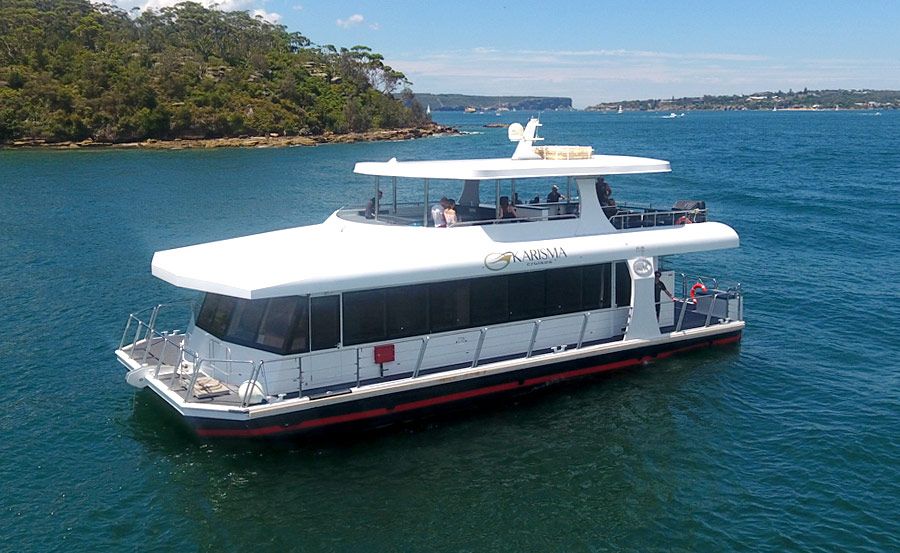 harbour transfer on Karisma side view
