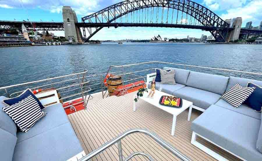 New Years Eve Cruises on Heaven upper stern New Years Eve Cruises on Heaven upper stern