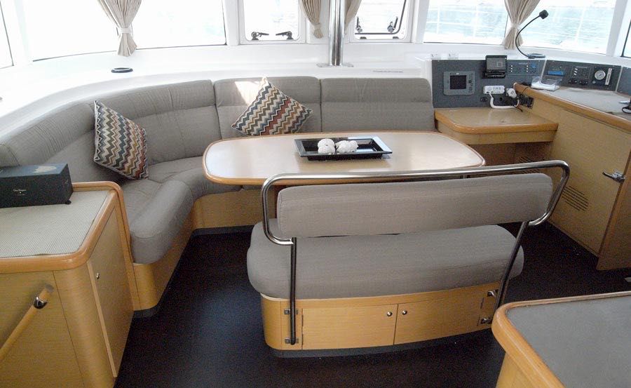 Sailing Sydney on Hestia luxurious interior Sailing Sydney on Hestia luxurious interior