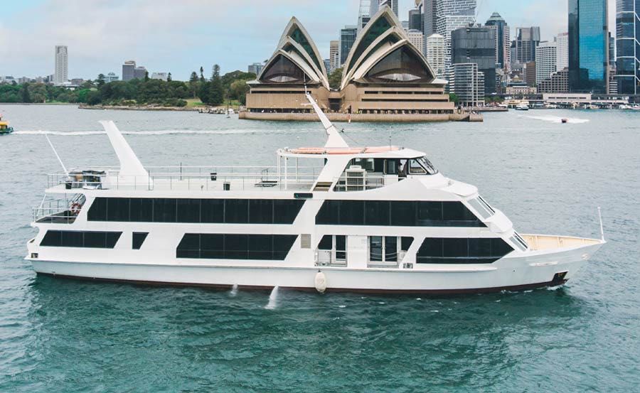 New Years Day Cruises on Inception Cruises side exterior New Years Day Cruises on Inception Cruises side exterior