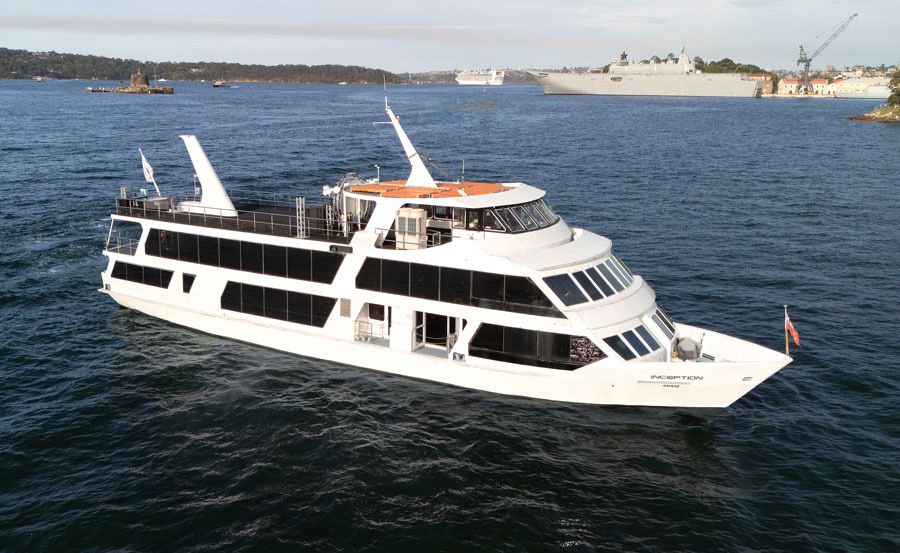 Social Cruises on Inception Cruises side exterior