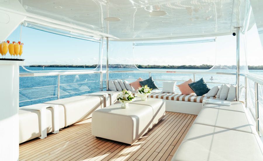 New Years Eve Cruises on YOT75 Top Interior New Years Eve Cruises on YOT75 Top Interior