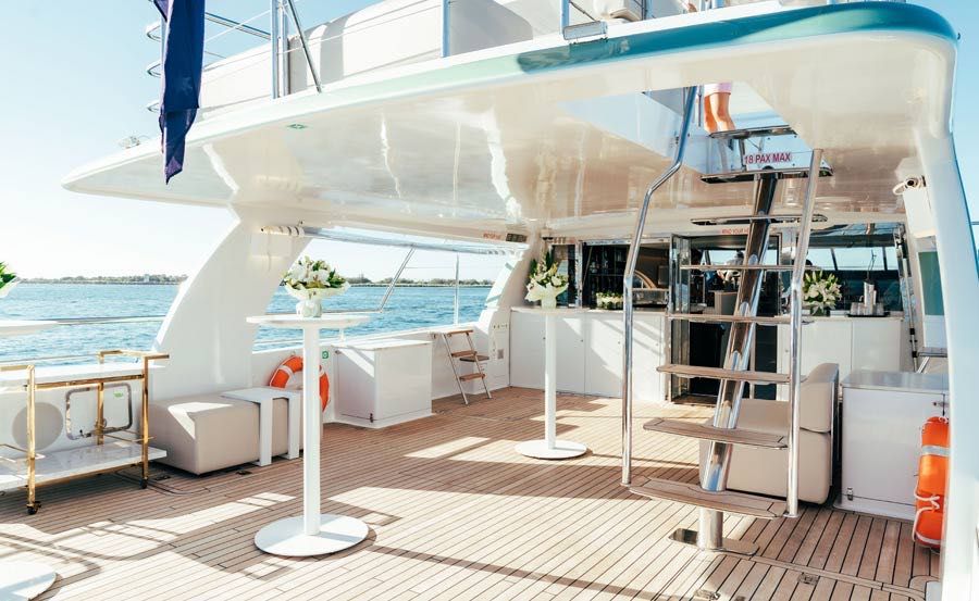 YOT75 Boat Hire Aft View