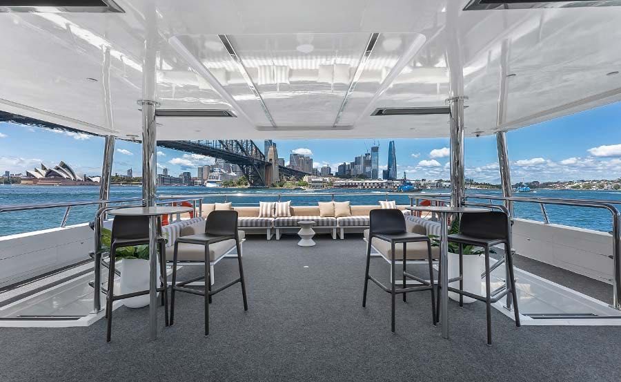 Boat Hire on Karisma II Upper Deck Stern Boat Hire on Karisma II Upper Deck Stern