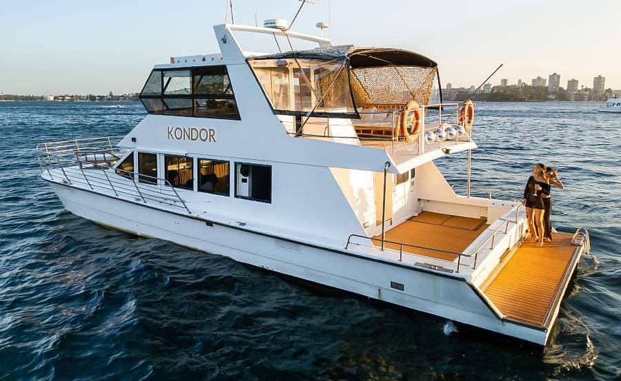 Vivid Cruise on Kondor back view 