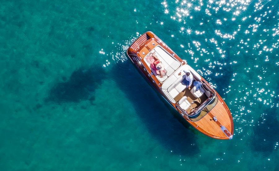 Luxury Italian Wooden Speedboat Cruises in New South Wales on Sydney Harbour Birds Eye View Luxury Italian Wooden Speedboat Cruises in New South Wales on Sydney Harbour Birds Eye View