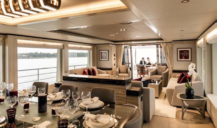 Super Yacht Charters on Legacy Main Saloon Super Yacht Charters on Legacy Main Saloon
