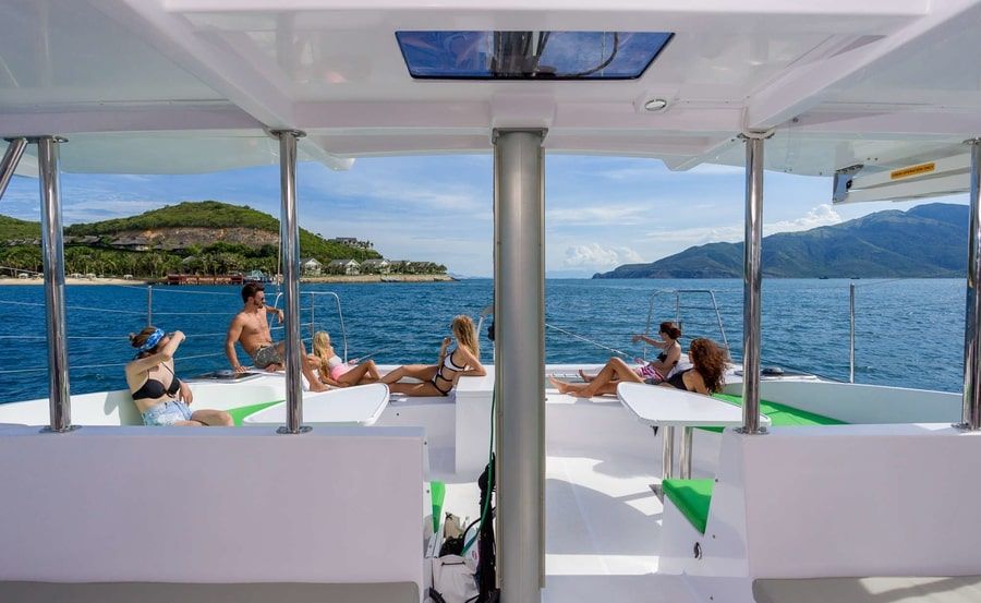 Large open deck suitable for Boat hire on Tiger III